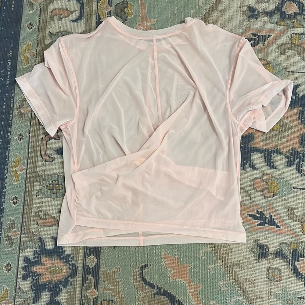 see through mesh lululemon shirt